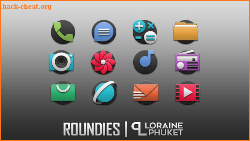 Roundies icon pack - BETA VERSION screenshot