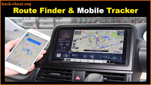 Route finder & Mobile Tracker with Compass & GPS screenshot