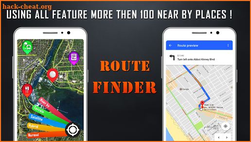 Route finder- GPS Maps Navigation 2k18 screenshot