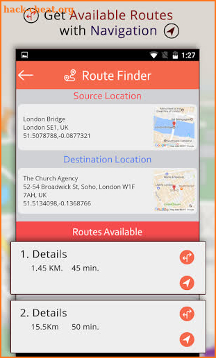 Route Finder With GPS & Navigation On Maps screenshot