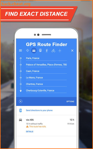 Route GPS Navigation - Maps & Driving Directions screenshot