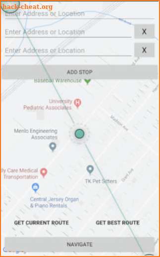 Route Planner screenshot