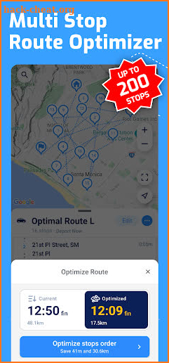 Route Planner, Delivery, MyWay screenshot