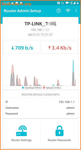 Router Admin Setup Control - Setup WiFi Password screenshot