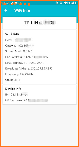Router Admin Setup Control - Setup WiFi Password screenshot