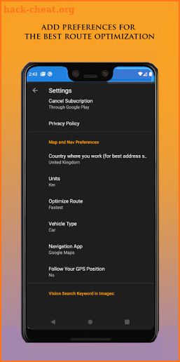 RouteVision Planner MultiStop Deliveries Optimizer screenshot
