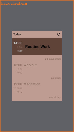 Routine - visualize your day, week, life screenshot