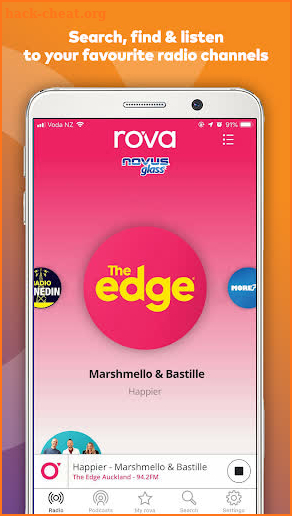 rova - music, NZ radio, podcasts screenshot