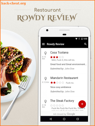 Rowdy Review screenshot