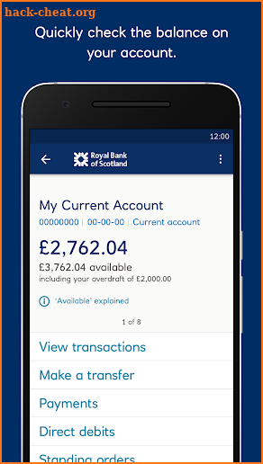 Royal Bank Mobile Banking screenshot