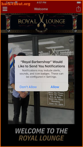 Royal Barbershop screenshot