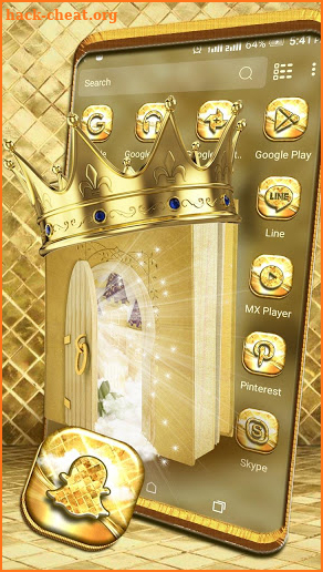 Royal Crown Launcher Theme screenshot