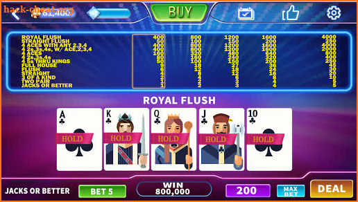 Royal House - Free Vegas Multi hand  Video Poker screenshot