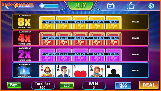 Royal House - Free Vegas Multi hand  Video Poker screenshot