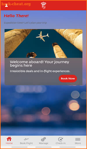 Royal Jordanian Airlines screenshot