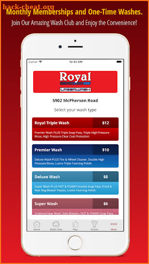 Royal Laser Wash screenshot