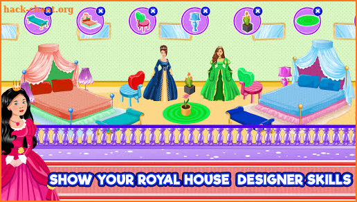 Royal Princess Room Makeover: Doll House Decor screenshot