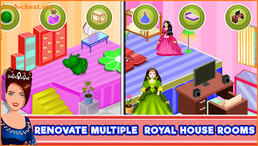 Royal Princess Room Makeover: Doll House Decor screenshot