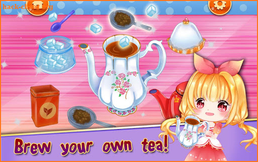 Royal Princess Tea Party Design and Decoration screenshot