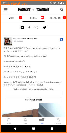 Royal + Reese screenshot