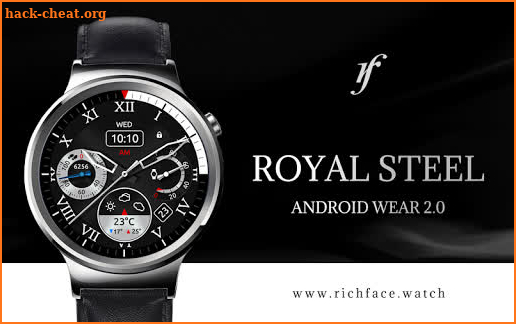 Royal Steel Watch Face screenshot
