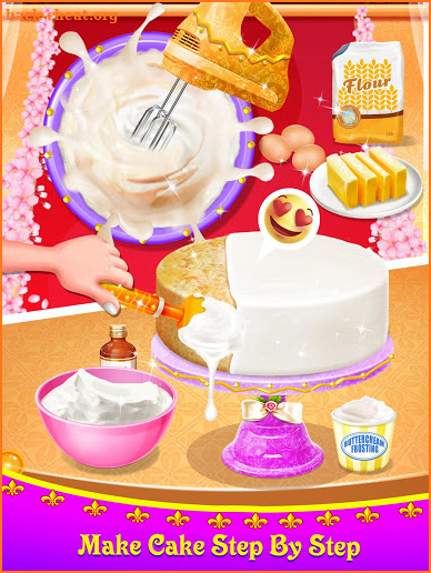 Royal Wedding Cake - Sweet Desserts Maker screenshot