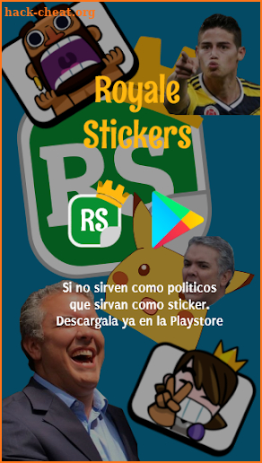 Royale Stickers - WAStickerApps screenshot