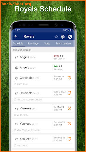 Royals Baseball: Live Scores, Stats, Plays & Games screenshot