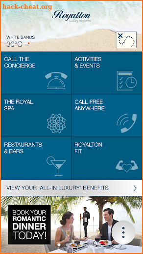 Royalton Luxury Resorts screenshot