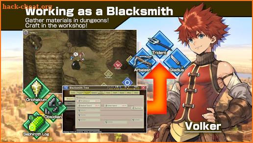 RPG Blacksmith of the Sand Kingdom screenshot