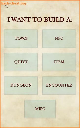 RPG Generator screenshot