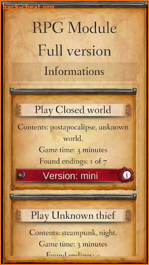 RPG Module Full screenshot