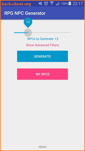RPG NPC Generator PRO screenshot