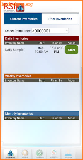 RSI Inventory screenshot