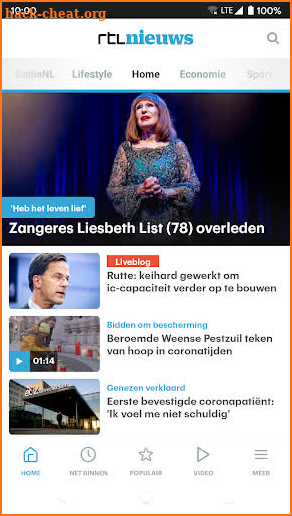 RTL Nieuws screenshot