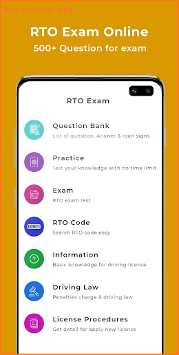 RTO Driving Licence Exam 2022 screenshot