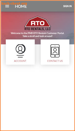 RTO Rentals Customer Portal screenshot