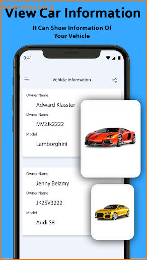RTO Vehicle Information 2020 screenshot