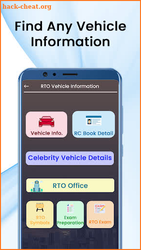RTO Vehicle Information App screenshot