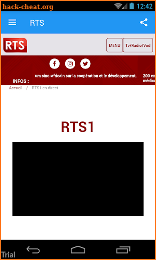 RTS EN DIRECT screenshot
