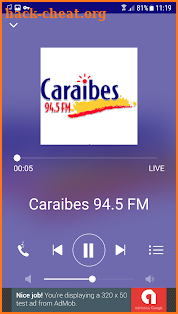 RTVC Haiti Caraibes FM screenshot