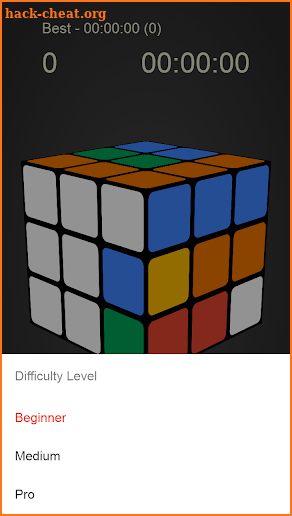 Rubik's Cube 3D screenshot