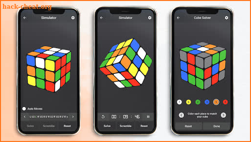 Rubik's Cube : Simulator, Cube Solver and Timer screenshot