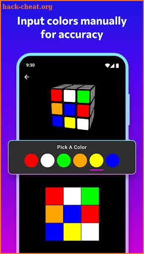 Rubik's Cube Solver screenshot