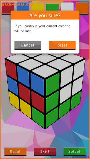 Rubiks Cube Solver 3D screenshot