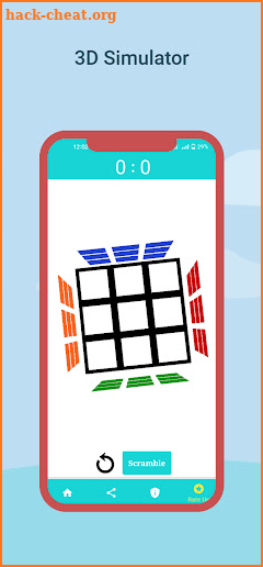 Rubik's Cube Solver Pro 3D screenshot
