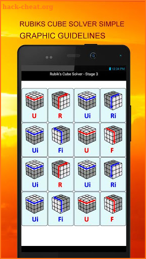 Rubiks Cube Solver Simple screenshot
