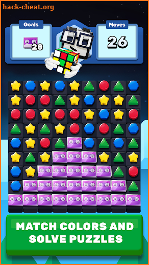 Rubik's Match 3 - Cube Puzzle screenshot