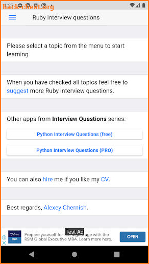 Ruby Interview Questions screenshot