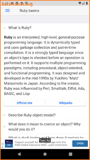 Ruby Interview Questions screenshot